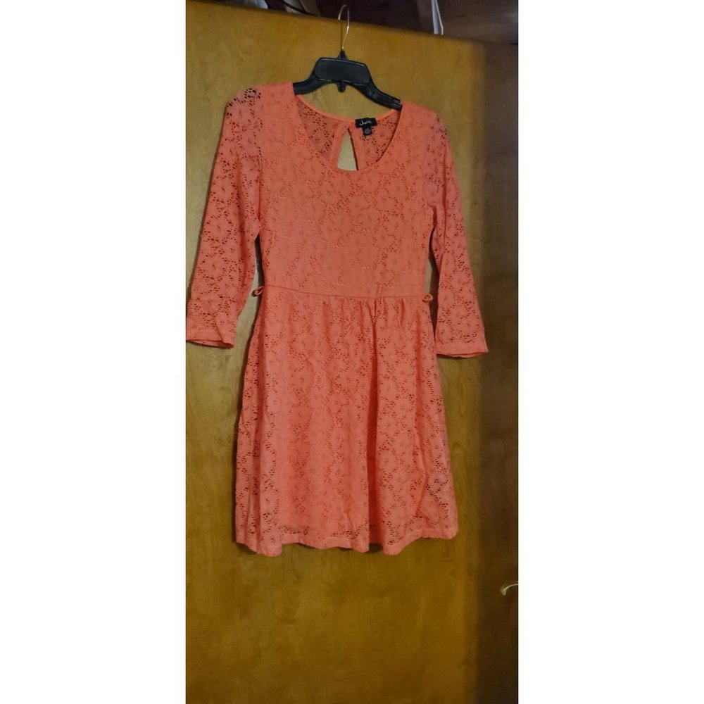 Coral Lace Dress